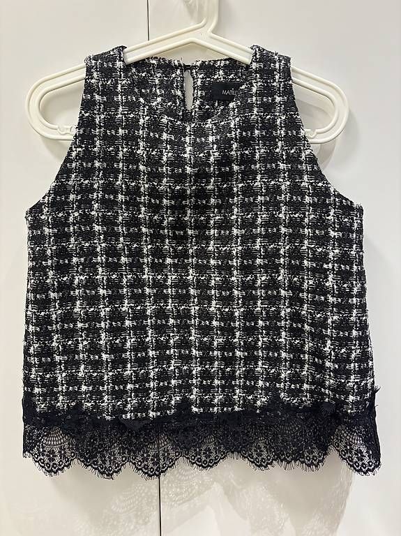 Tops: Top smanicato in tweed – Gebraucht aus Soazza von afa_r6cx
