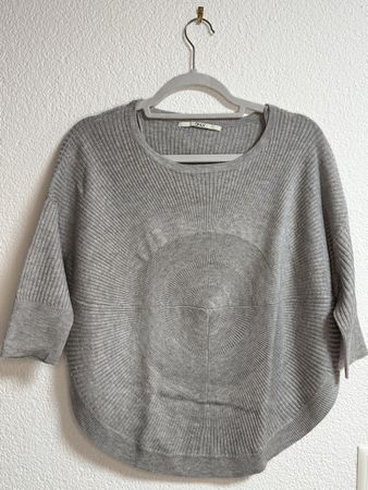 ONLY Damen Pullover grau 3/4-Arm Gr. M