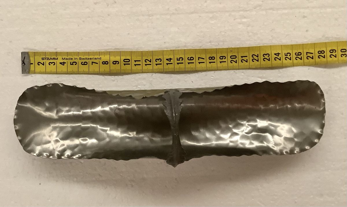 Cestini per rifiuti: Cestino in peltro – Usato da Arcegno venduto da Denni