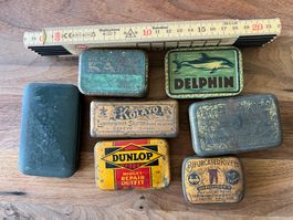 7 alte blechdosen Vintage Zustand gebraucht