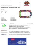 2x Tickets EHC Biel-Bienne gegen SC Rapperswil-Jona Lakers