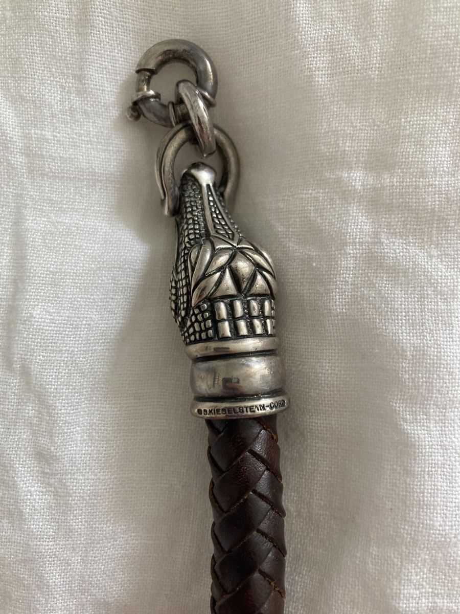 Catenine: Kieselstein-Cord Halsband – Usato da Zürich venduto da mainau16 7