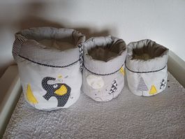 Corbeilles en tissu Babyfan (Sauthon baby déco)