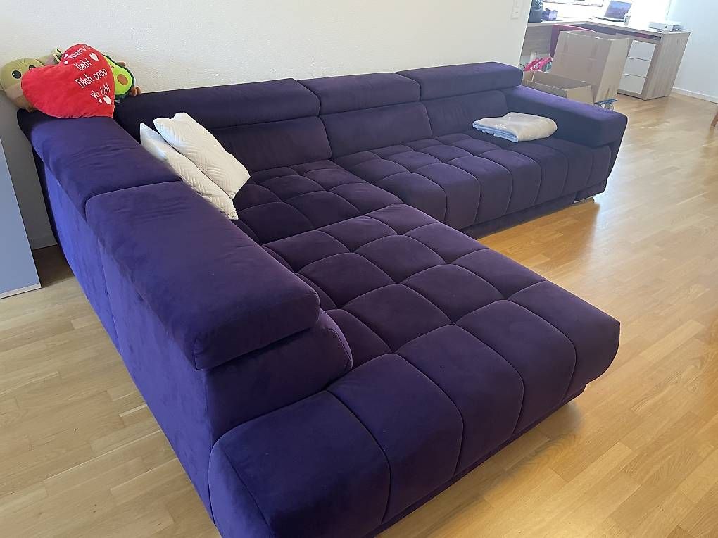Pfister Sofas: Ecksofa Violett – D'occasion à Adliswil par Medeno 1