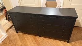Dark Brown 6-Drawer Dresser Good Condition