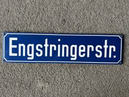 Engstringerstr. Engstringen Strassenschild