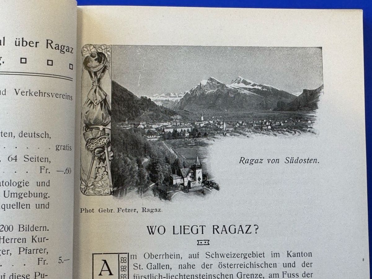 Libri: Die Thermalbäder von Ragaz-Pfäfers. 1912 – Usato da Adliswil venduto da buch_und_kunst 2