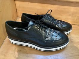 Schwarze Marc Cain Schuhe mit Plateausohle, Top Zustand!