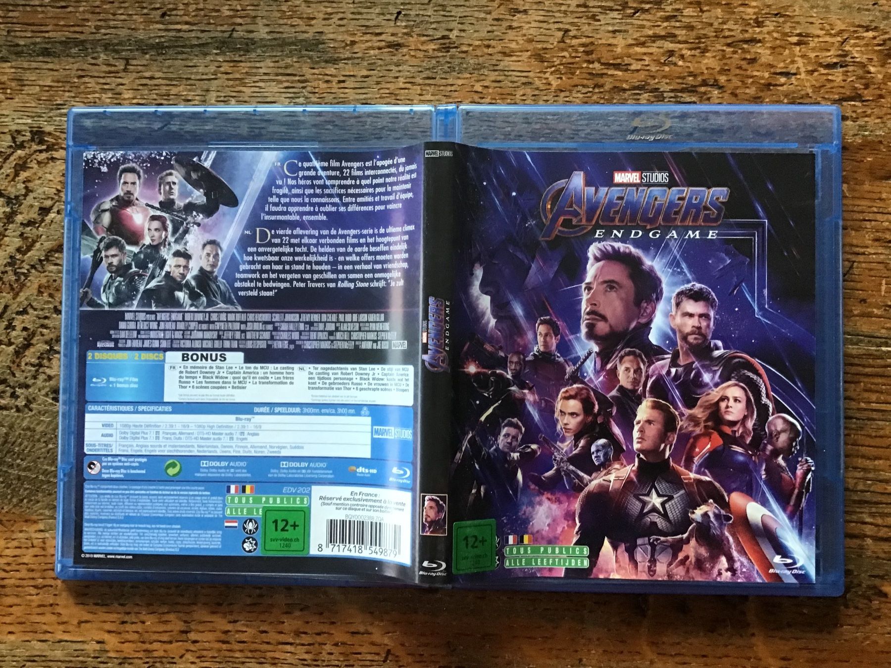 Tutti i DVDs: Blu-ray 2 DVD Avengers Endgame – Usato da Fully venduto da Ruby97