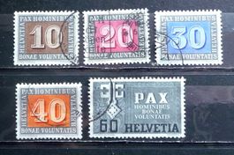 1945 Schweiz gestempelt