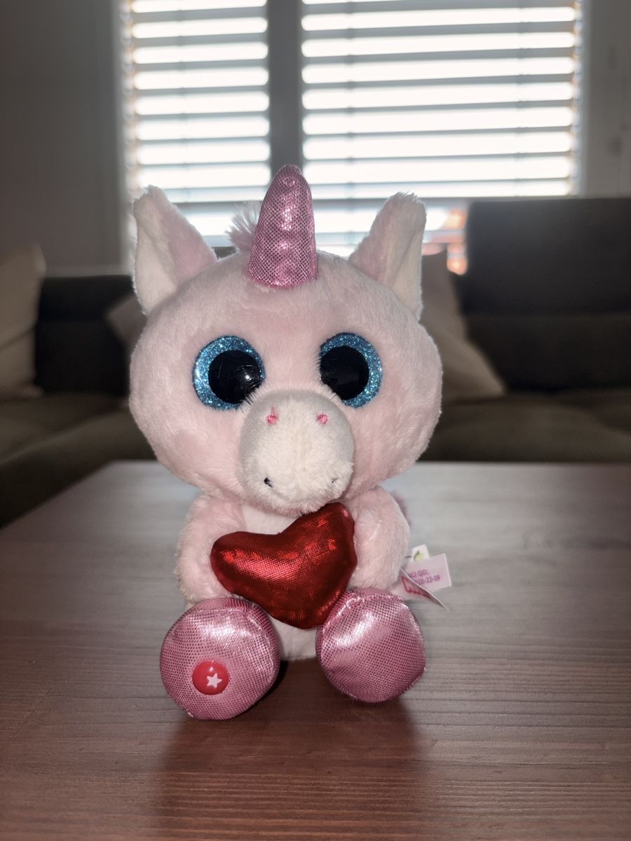 Nici Giocattoli: Nici Plüschtier Einhorn mit Herz rosa – Nuovo e nell'imballaggio originale da Wünnewil venduto da Rohr_Lina