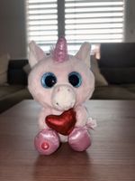 Nici Plüschtier Einhorn mit Herz rosa