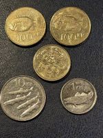 Islandische Kronen, 5 Münzen