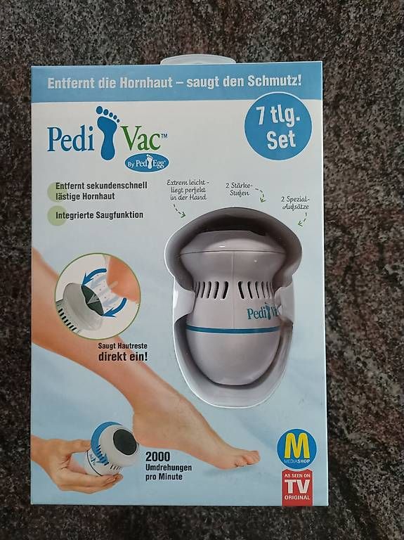 Pediküre: 7 Teiliges Pedi Vac neu – Neu und originalverpackt aus Bätterkinden von Elefantenzoo