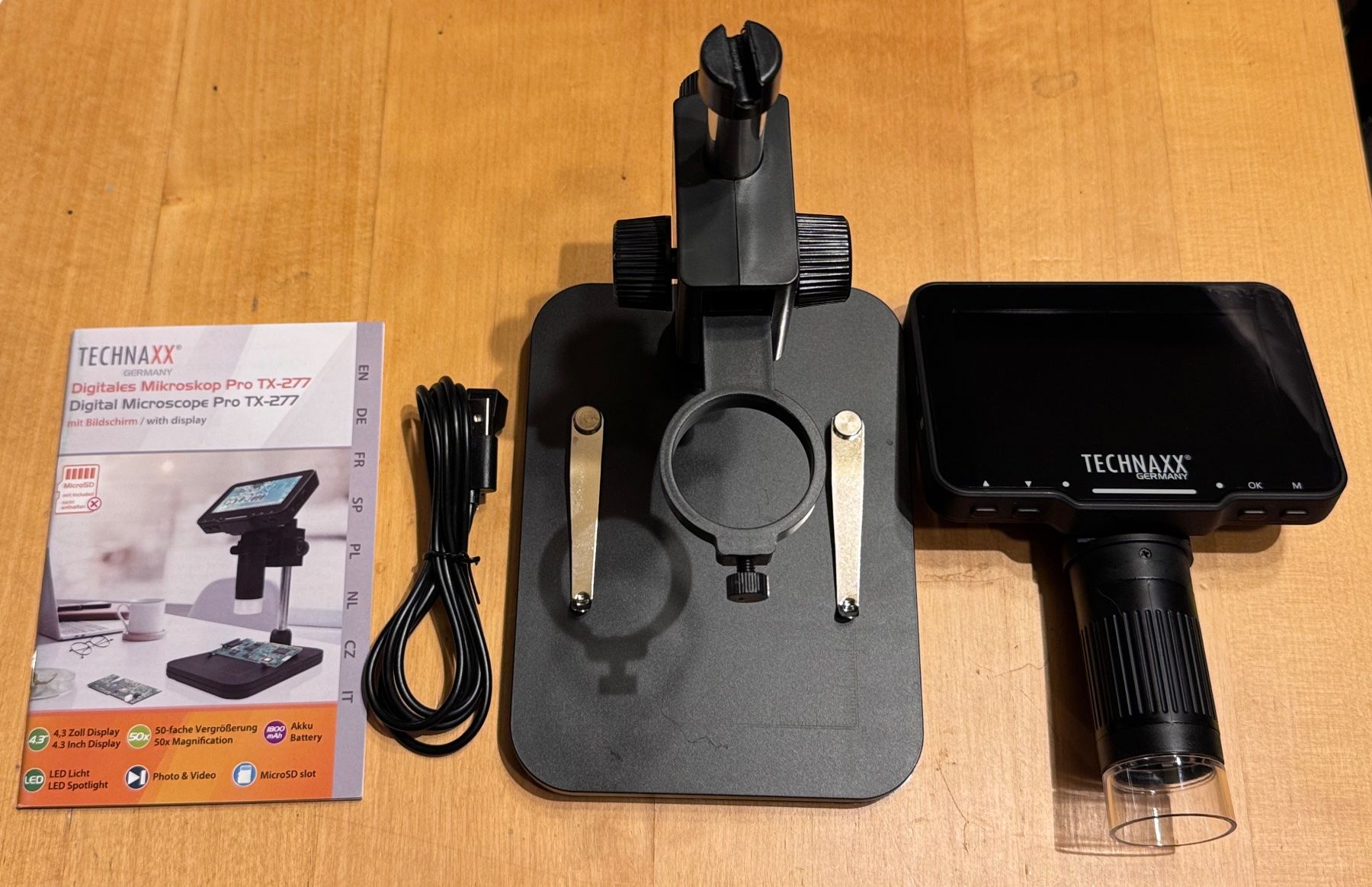Mikroskopie: Technaxx Digitales Mikroskop Pro TX-277 – Neu (gemäss Beschreibung) aus Unterengstringen von NOISE 1