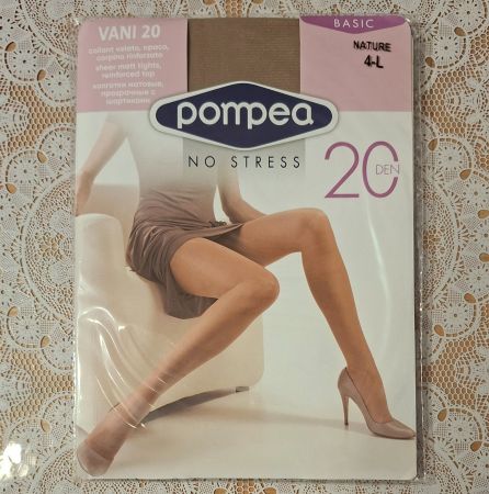 Pompea Basic Vani 20DEN Nature Gr.4/L Strumpfhose