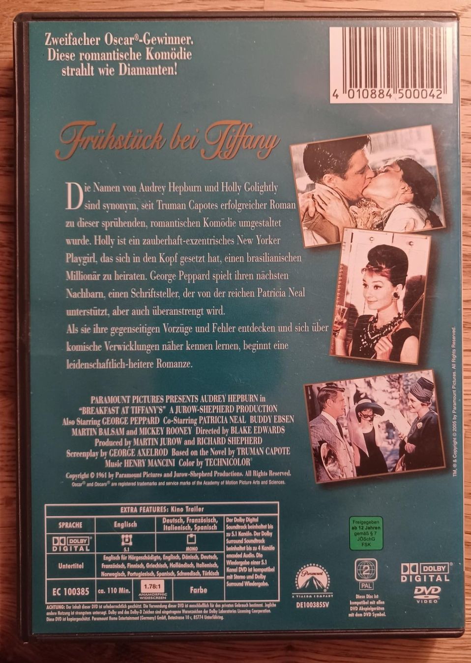 Tutti i DVDs: Frühstück bei Tiffany – Usato da Urdorf venduto da Muluk 1
