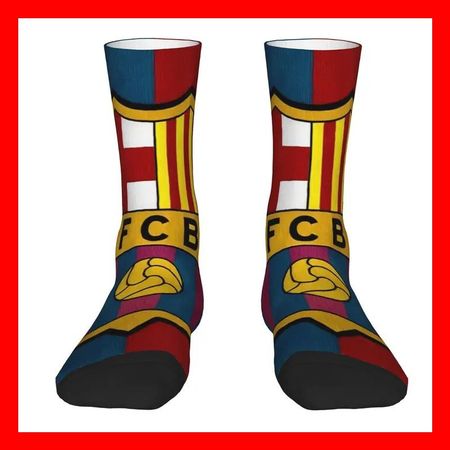 Barcelona Socken Fussballsocken Fan Spanien Messi Yamal