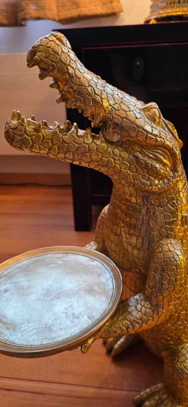 Skulpturen & Statuen: Beistelltisch, Krokodil Morty – Gebraucht aus Wolfhalden von Nati-Nati 6