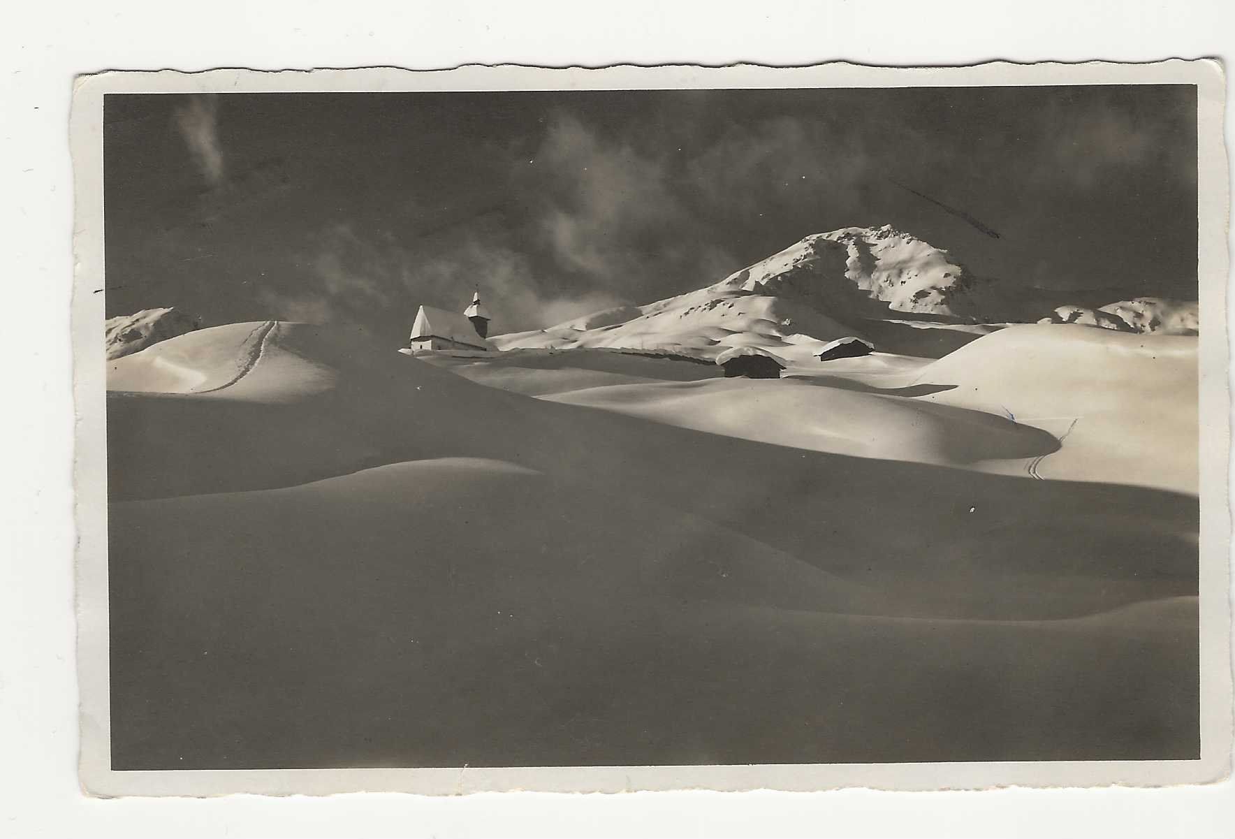 Cartoline postali: Arosa.  Kirchli am Abend   1925 – Usato da Küttigen venduto da rolypo
