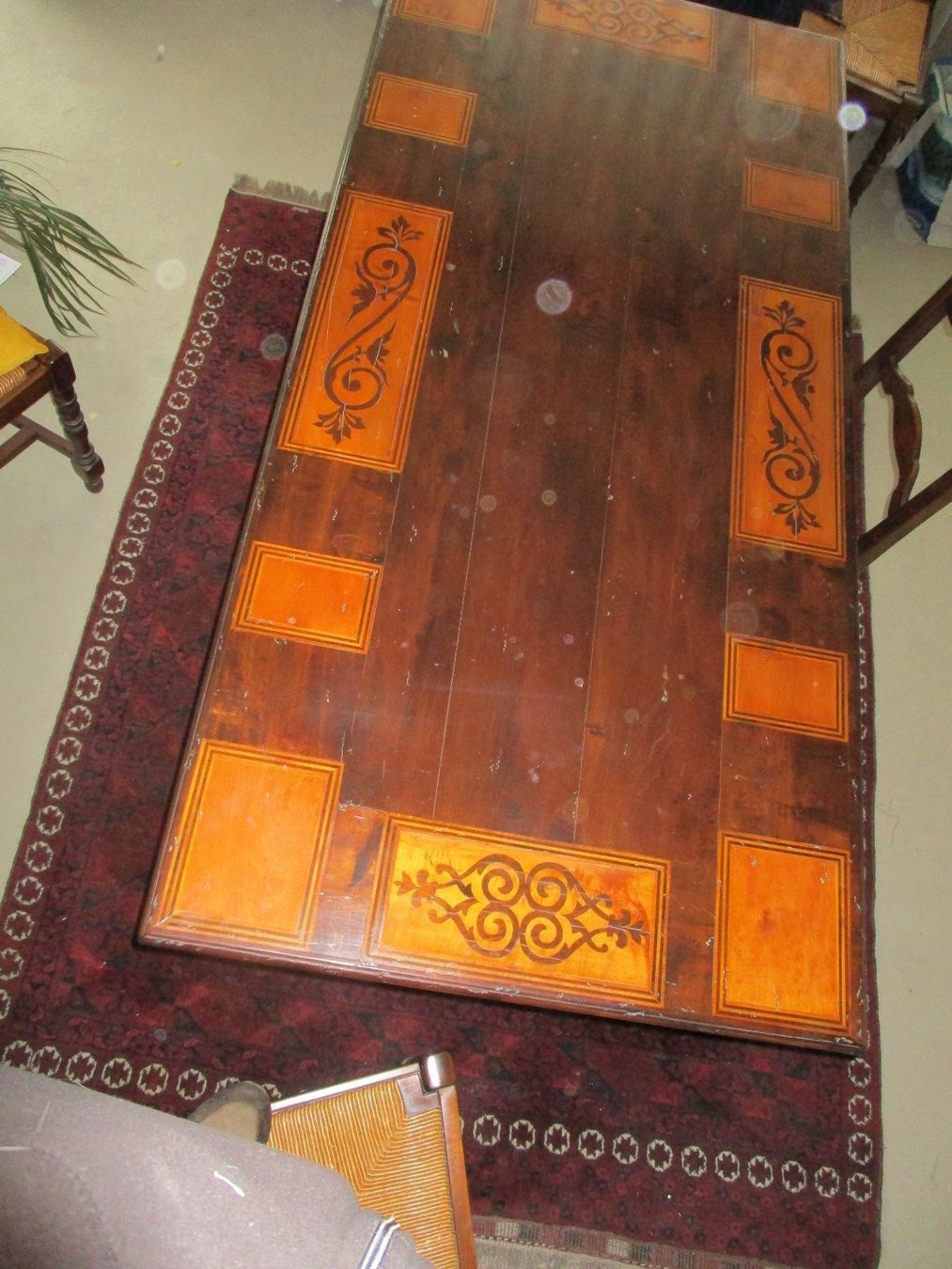 Tavoli: Hist. Holz-Tisch Intharsien Alpine Chic Rustico Landliebe – Usato da Windisch venduto da Autogrammo 6