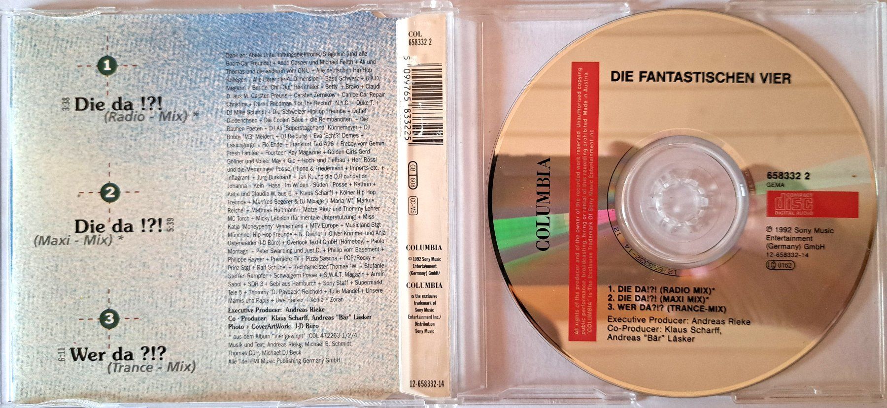 CDs: Die Fantastischen Vier - Die Da ! – Gebraucht aus Tenniken von mik_6mxg 7
