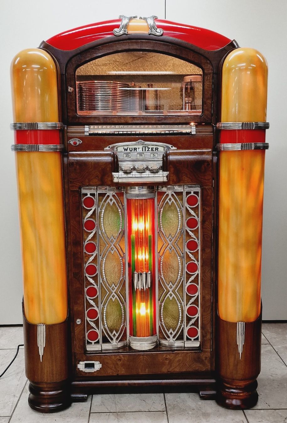 Wurlitzer Jukebox: Musikbox Jukebox Wurlitzer Modell 800 – Usato da Geroldswil venduto da jukeman 1