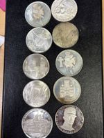 (364)Sammlung von 10 Schweizer Gedenkmedaillen diverse Motiv