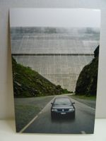 Fotokarte VW Passat vor Staumauer Grande-Dixence 2002