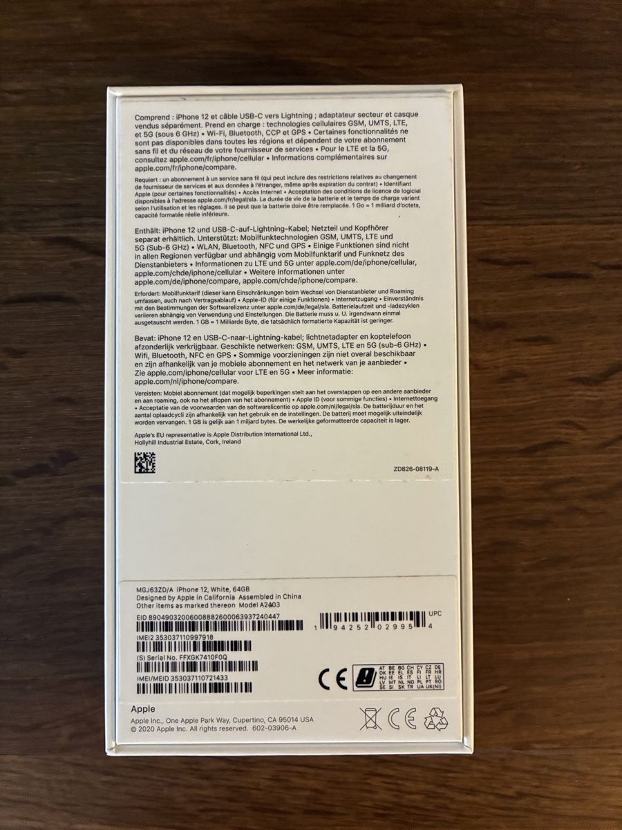 Apple Handys / Smartphones: Apple iPhone 12 64GB weiss – Gebraucht aus Zollikofen von Prosecco7 4
