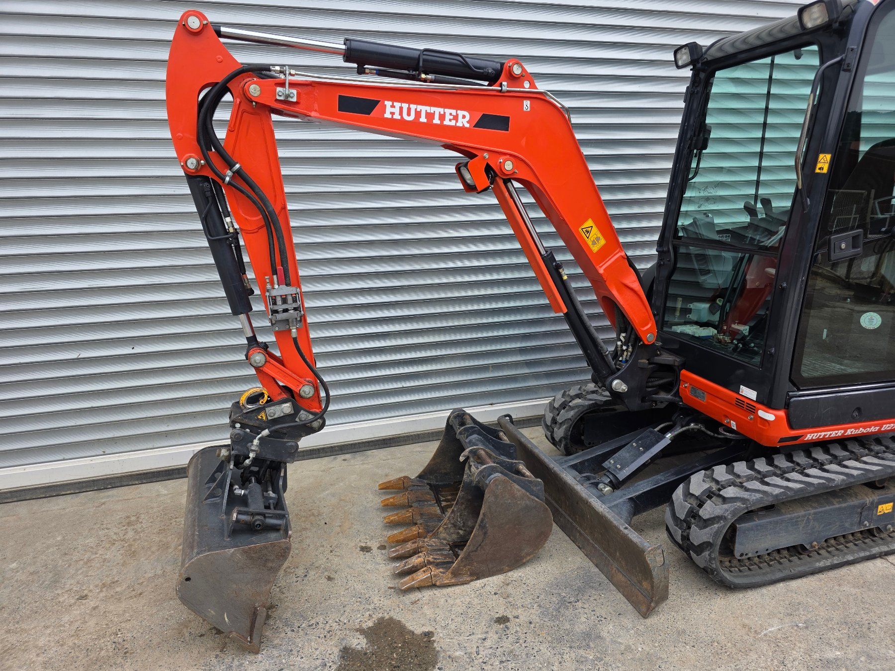 Kubota Bagger: Kubota Hutter U27 Bagger Greifer Steingreifer – Gebraucht aus Niedergösgen von MHNT 1