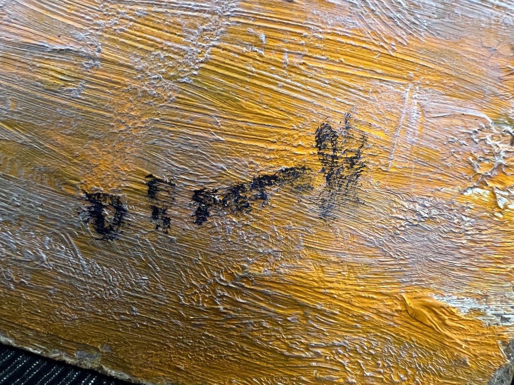 Gemälde: HUILE SUR PANNEAU SIGNÉE – Gebraucht aus Genève von Qanil77 3
