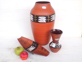 Vase Schale Bowl Keramos Keramik Mid Century Design Carsten