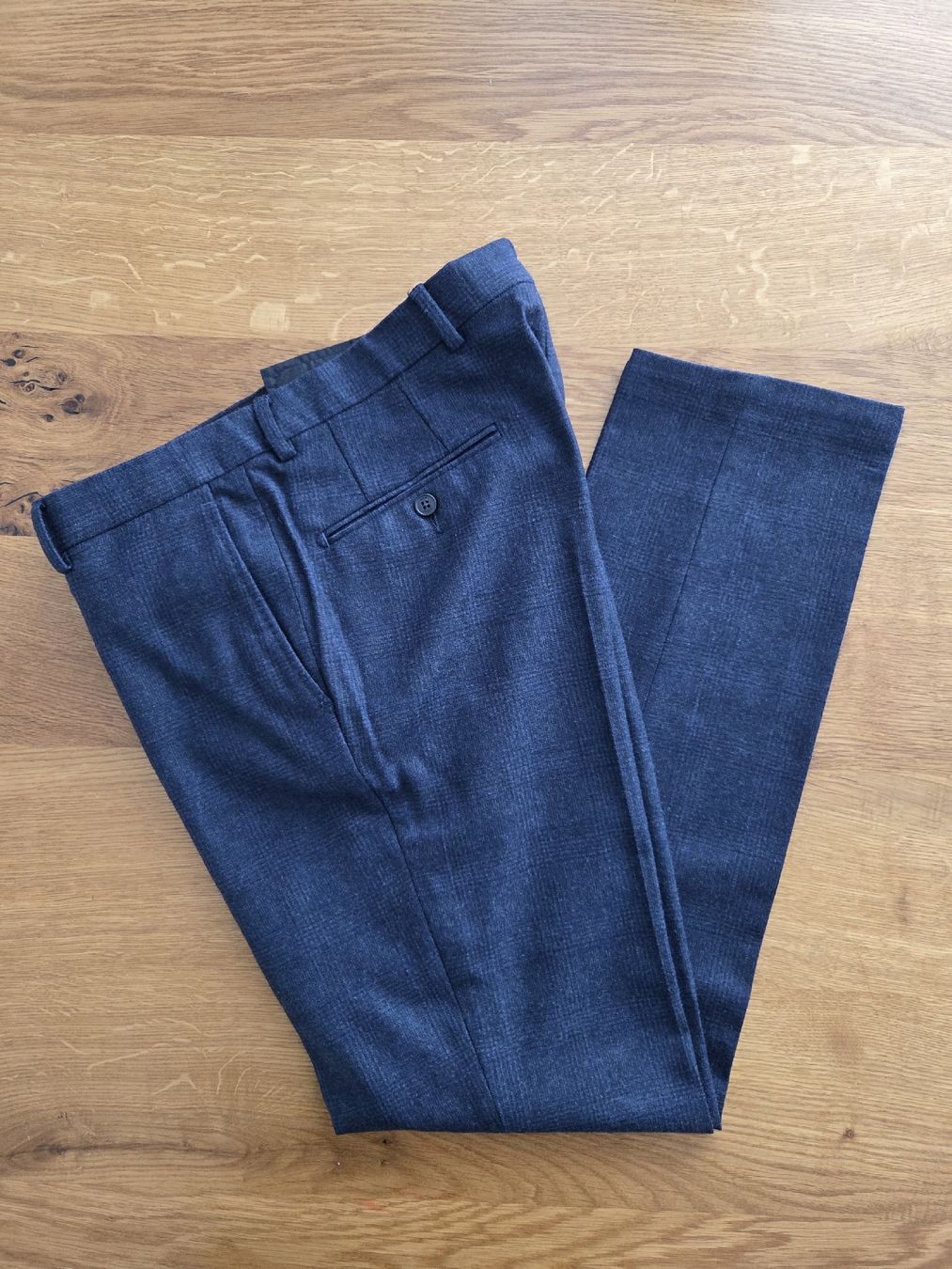 Boggi Pantaloni: Boggi Milano Hose Karo Blau – Usato da Möhlin venduto da zille_bs