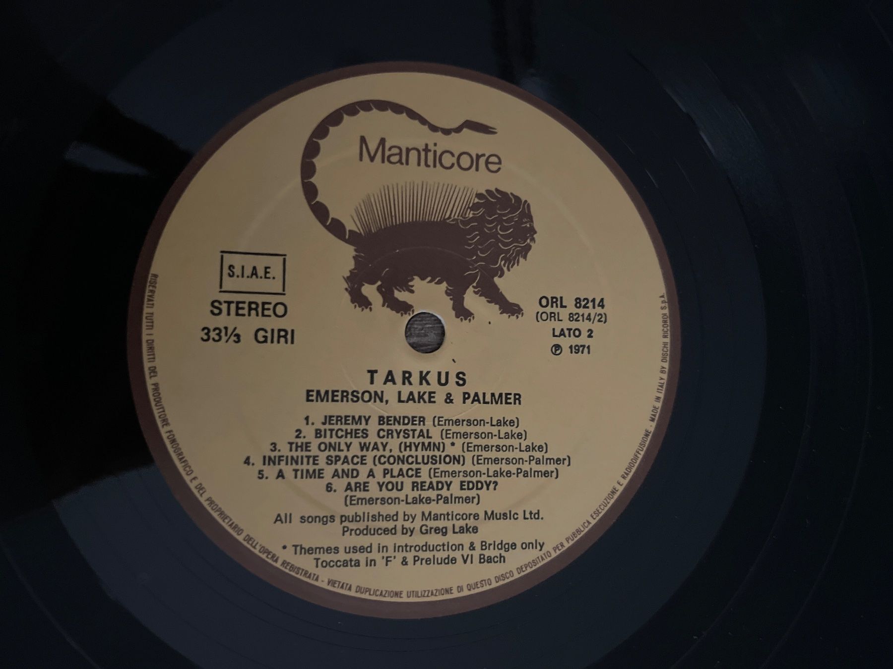 Schallplatten: A193/Emerson, Lake & Palmer - Tarkus – Gebraucht aus Frutigen von Philippe_jsp 2