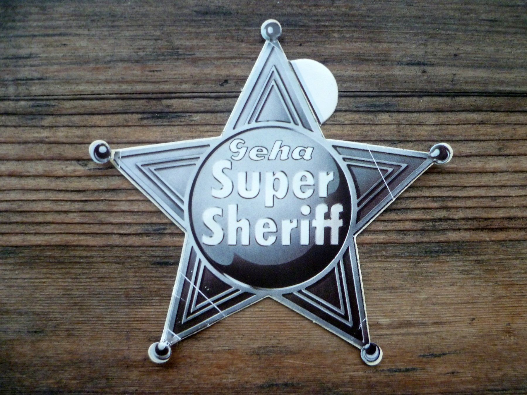 Sticker: Geha Sheriff Aufkleber – Nuovo (secondo la descrizione) da Aarau venduto da Rdodger