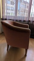 Altrosa Vintage Sessel Samt