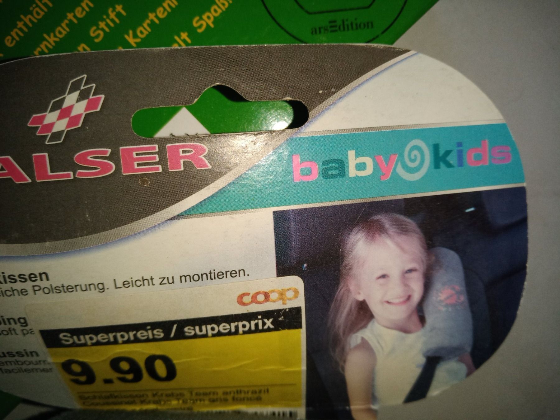 Giochi: Gurtschutz Kinder inkl. Lernspiel – Nuovo e nell'imballaggio originale da Hallwil venduto da claire70 2