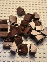 Lego 23x Schrägstein invers(360) dunkelbraun