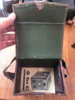 Agfa Box 45 Leder Tasche guter Zustand