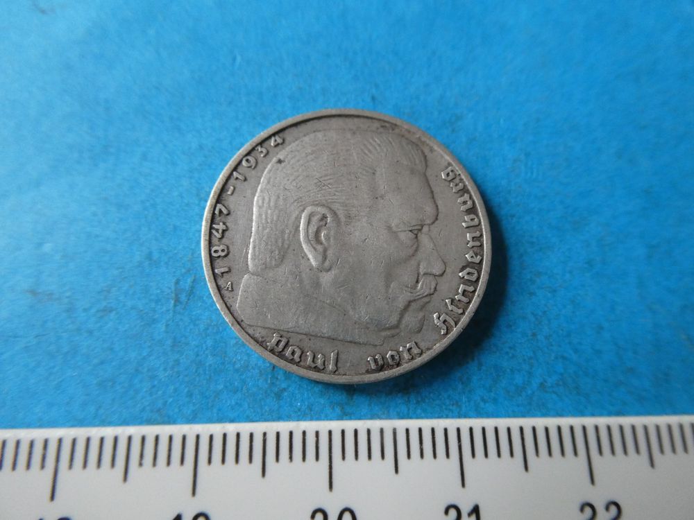 Dt. Reich 1937 A, 2 Reichsmark - Silber 1