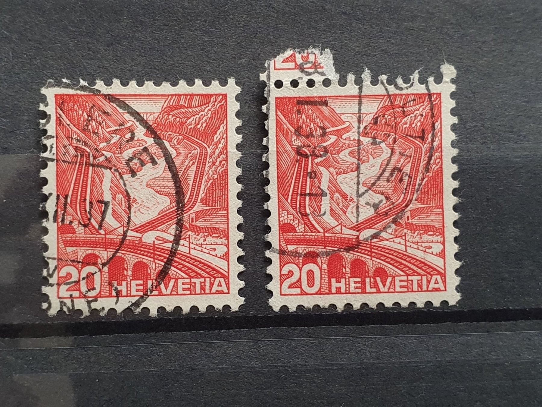 Tutti i francobolli: Diverse Farbstriche Und Farbverschmierungen – Usato da Balgach venduto da SIMEON27 7