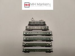 KATO 11603 SBB Re 4/4 I + 5 TRIX SBB Personenwagen Spur N