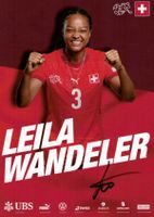 Leila Wandeler Autogramm handsigniert Schweiz 2025 NEU