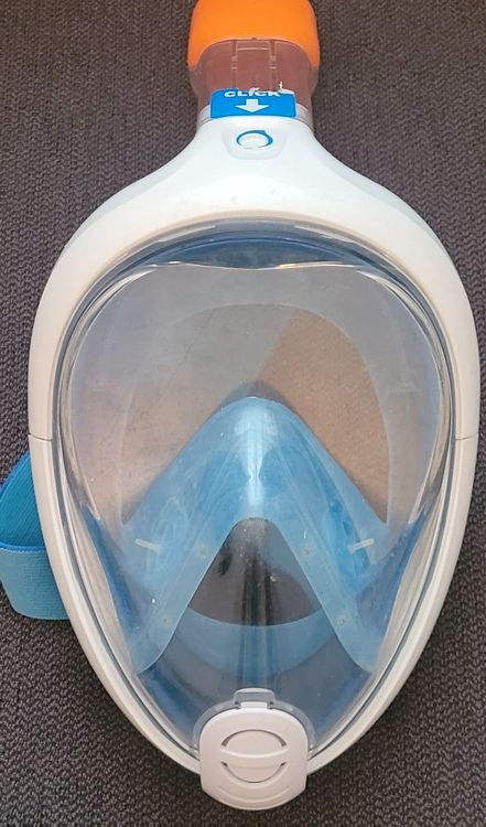 Snorkel Masque Facial Intégral Masque Plongée Anti-Buée Pour Surface