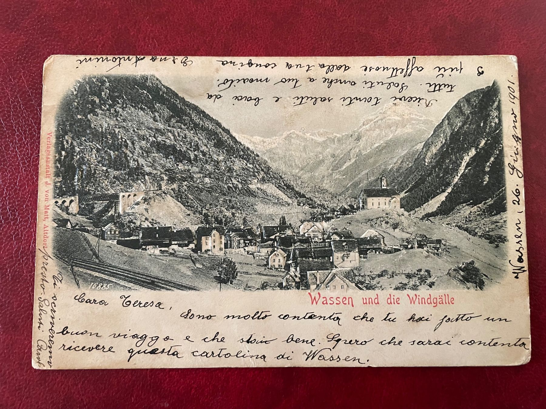 Cartoline postali: Wassen Uri 1901 – Usato da Faido venduto da Luca555