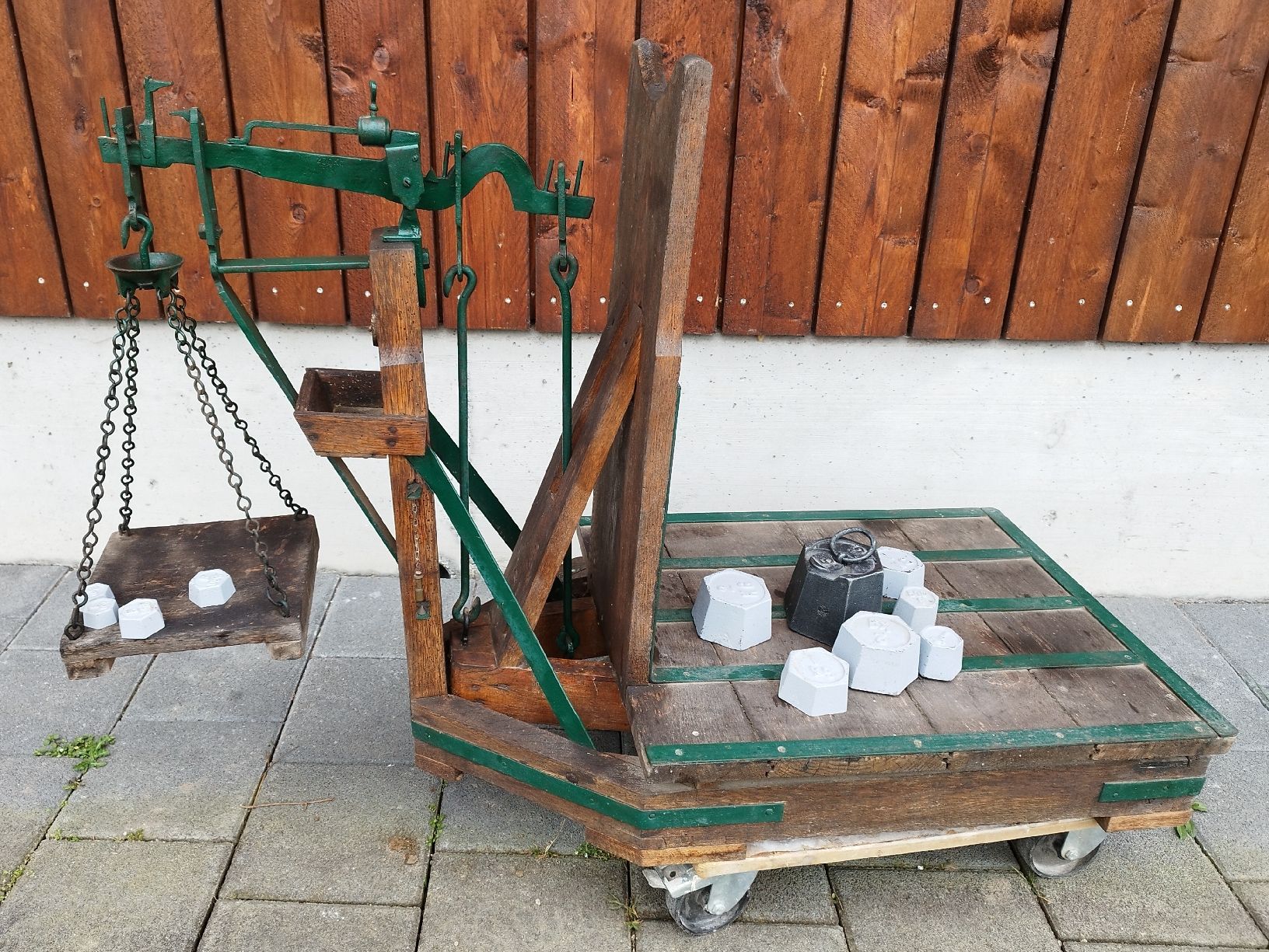 Bilance e pesi: Sack - oder Balkenwaage – Usato da neuenkirch venduto da Hubbi