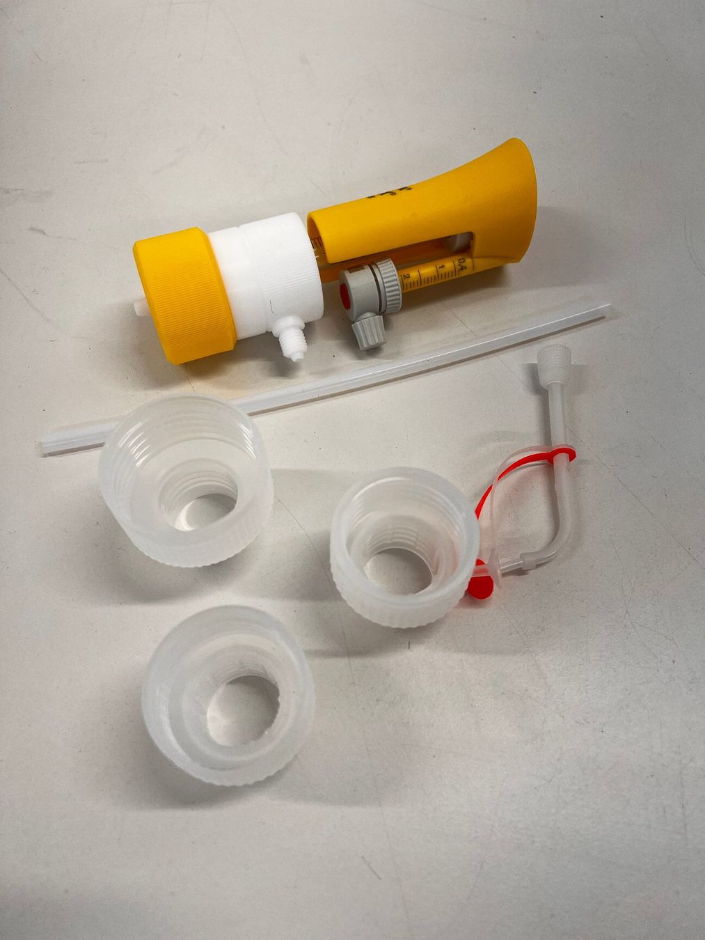 Accessori da laboratorio: Optifix Universal Flaschenaufsatz-Dispenser 2ml – Usato da Niederdorf venduto da LeptonAG_Labor
