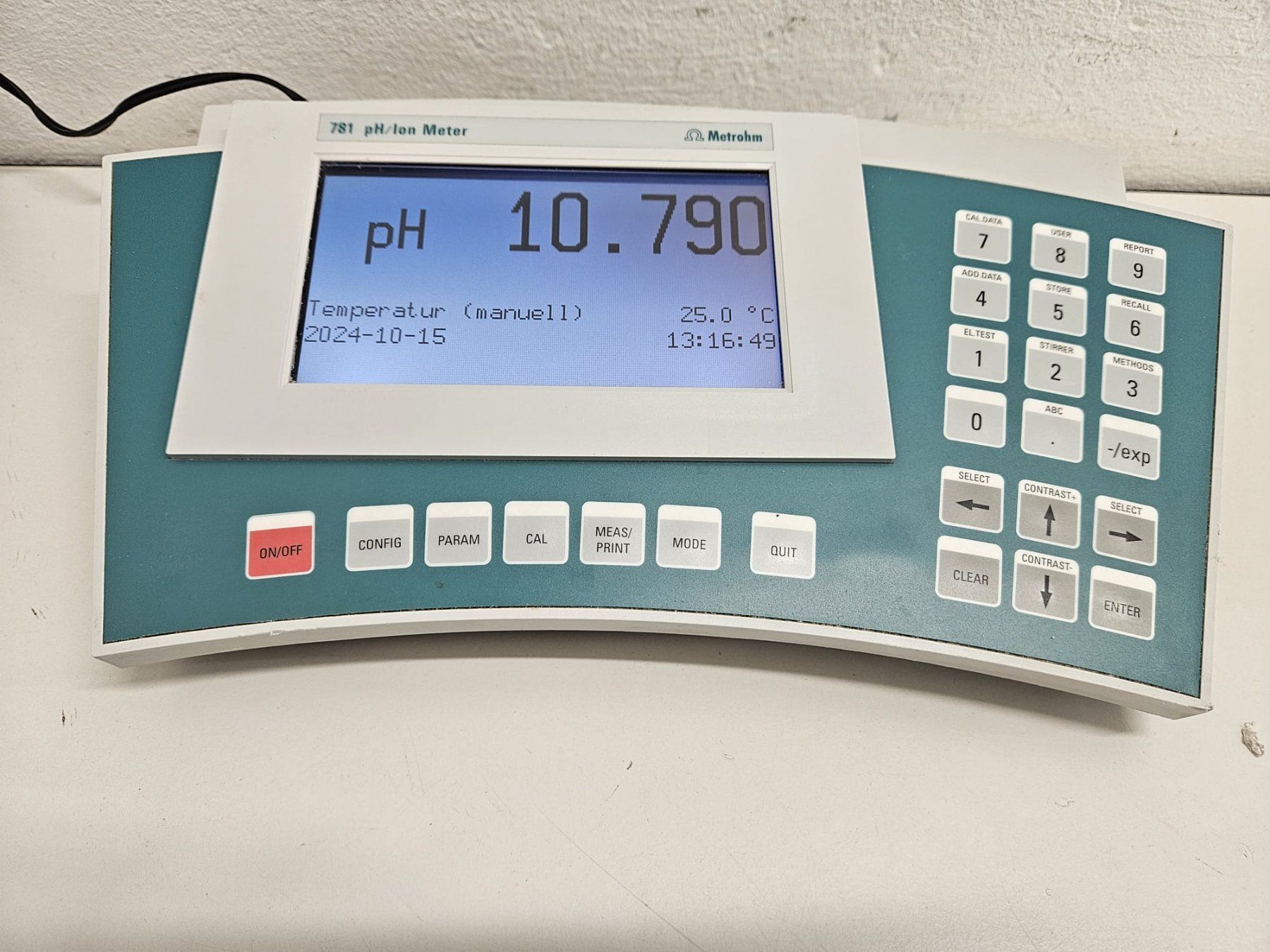 Accessori da laboratorio: 781 Metrohm pH-Meter – Usato da Niederdorf venduto da LeptonAG_Labor 1