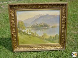 Oelbild Andor Kovasits Motiv Rapperswil SG